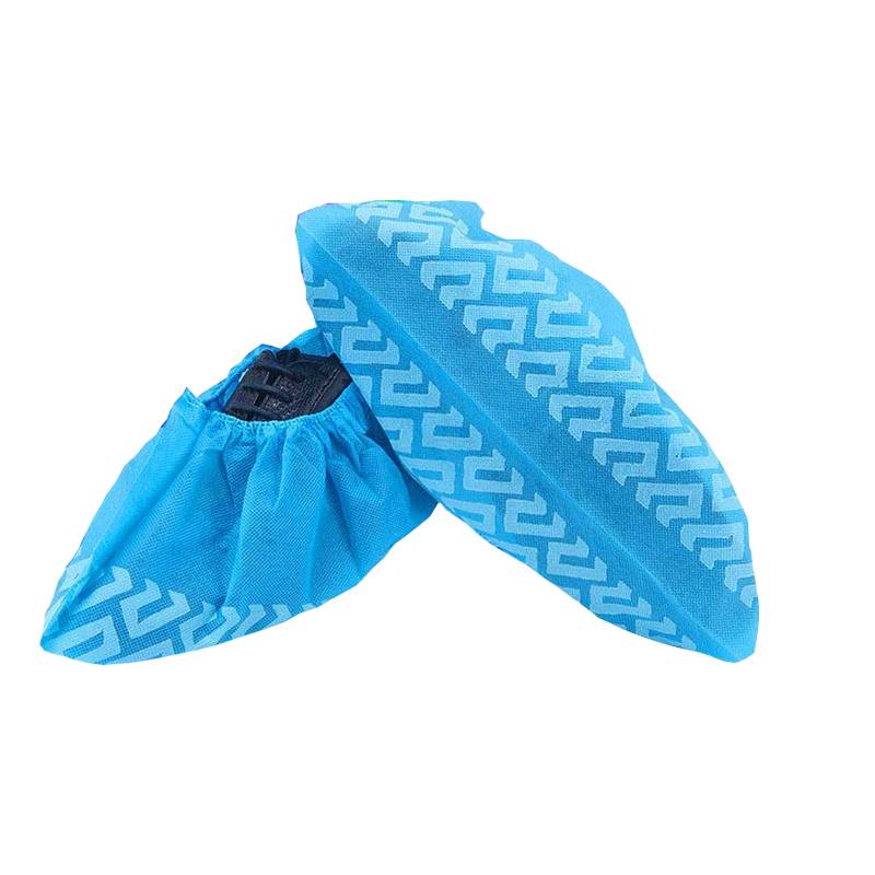 Disposable Elastic Band Breathable Dustproof Anti-slip non woven shoe cover